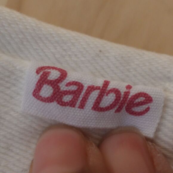 Pacsun Barbie Women XS Top Nikki Zip Up Corset White Denim New - Picture 9 of 12